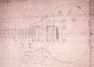 Les paul чертеж